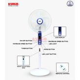 Sogo Rechargeable Floor Fan (JPN-650R)